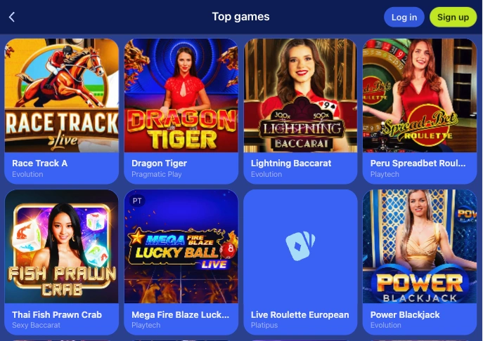 Skrin permainan slot popular DK88 memaparkan susunan jubin permainan teratas dalam lobi